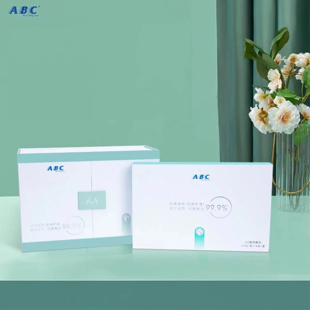 ABC女性抑菌凝胶 私密护理温和不刺激2.5g*6支礼盒装（颖宝推荐）