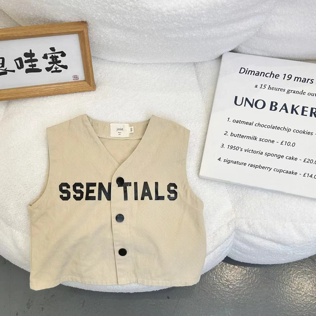 【LAOHE】MJ-6094 儿童春夏马甲  休闲 韩版 洋气时尚 春夏季百搭