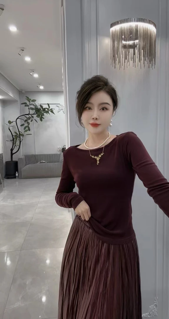 ［文静专属］秋冬超强单品主播自留款醋酸小衫女