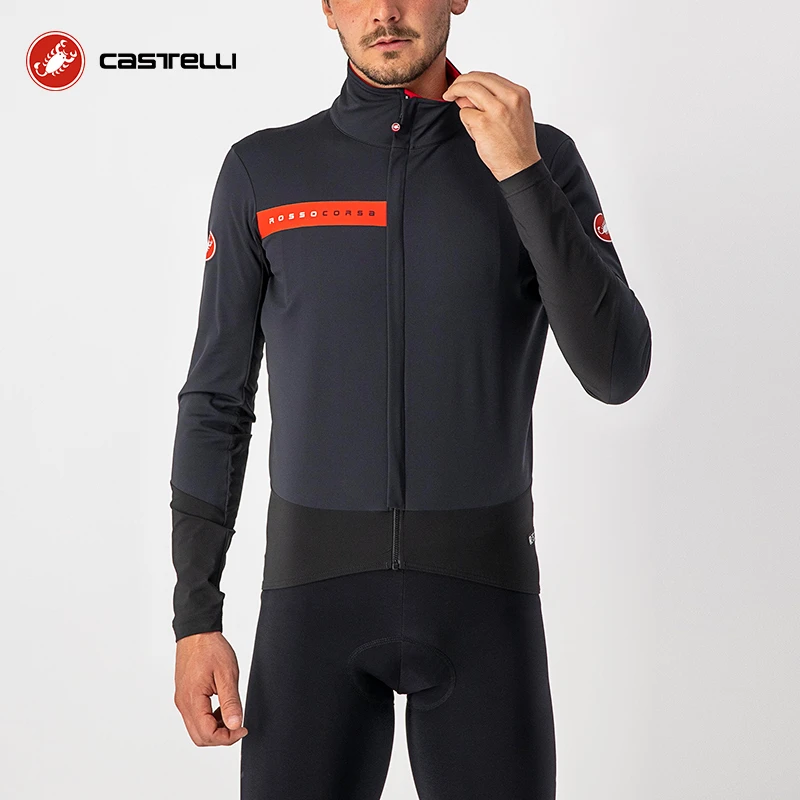 CASTELLI蝎子公路车骑行服男款春秋季防风速干长袖外套4520505