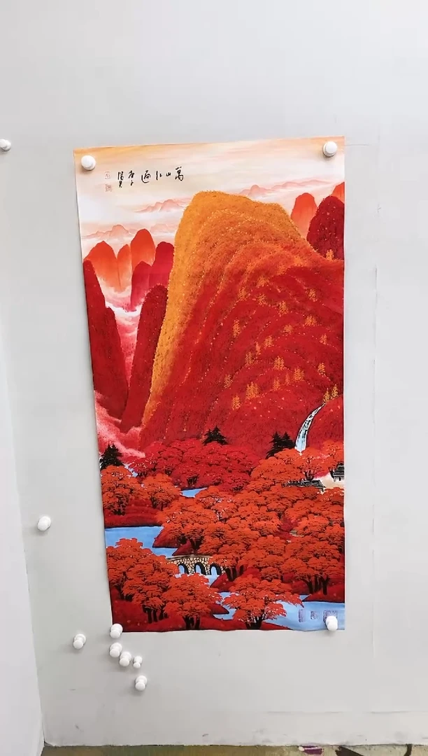 【闪购商品】绘画吴瑞君-四尺山水/无框/L095