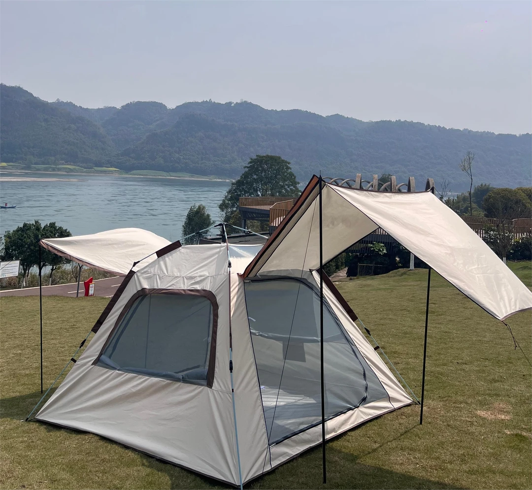 精致露营帐篷防晒隔热【4-8人】遮阳加厚防雨防风透气便携小巧