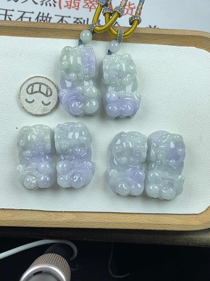 5E004春带彩貔貅（一对）+送同款绳子（多样性发其一）