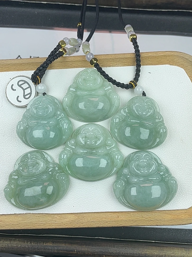 5A037油冰绿中大佛+送同款绳子（多样性发其一）