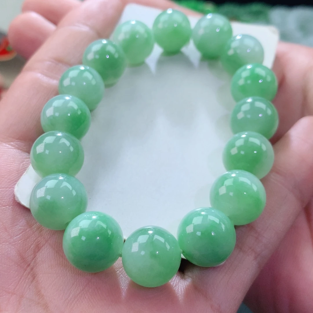 翡翠手链未镶嵌028卡12.9