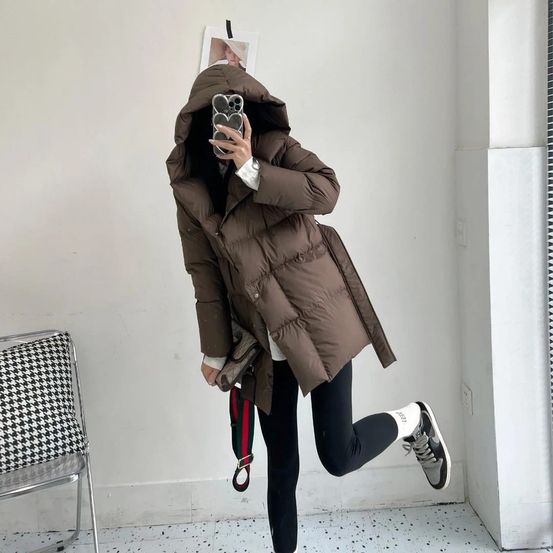 波司澄羽绒棉服女冬季中长款短款加厚高级感小众轻奢气质外套冬
