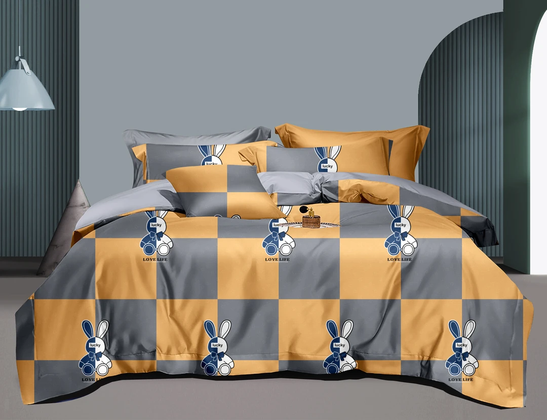 【双人床单】幸运兔 尺寸240*230±5 亲肤 透气 印花 时尚小清新