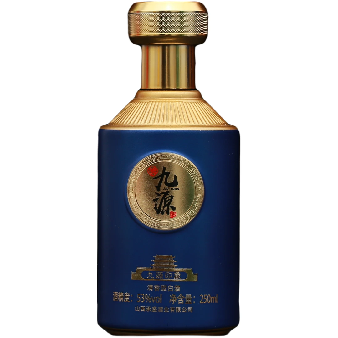 九源王九源印象酒250ml*1瓶纯粮酿造清香型53%Vol250ml