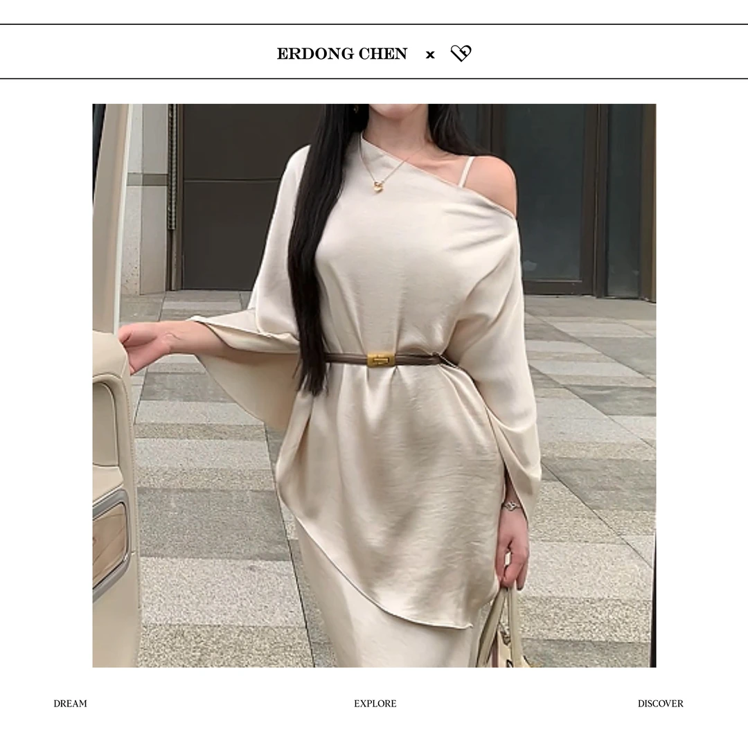 【ERDONG CHEN】中东贵妇罩衫 纯色高级感气质罩衫2024年夏季法式