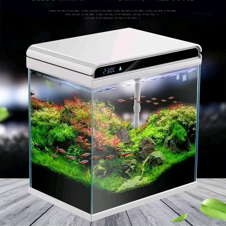 SUNSUN/森森厂家超白小鱼缸 桌面鱼缸 鱼缸造景 金晶五线超白玻璃