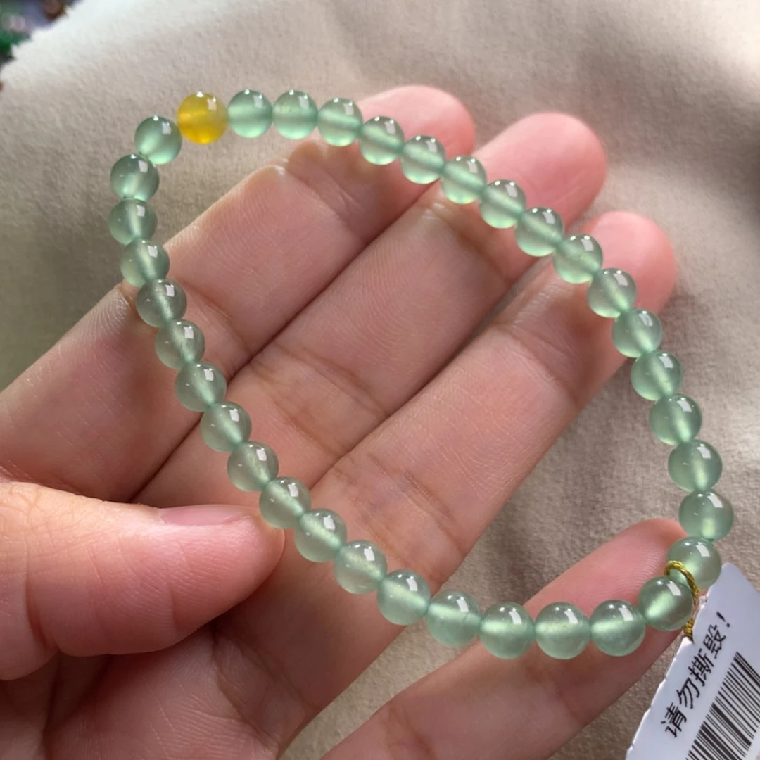 【闪购商品】翡翠手链未镶嵌卡5.2
