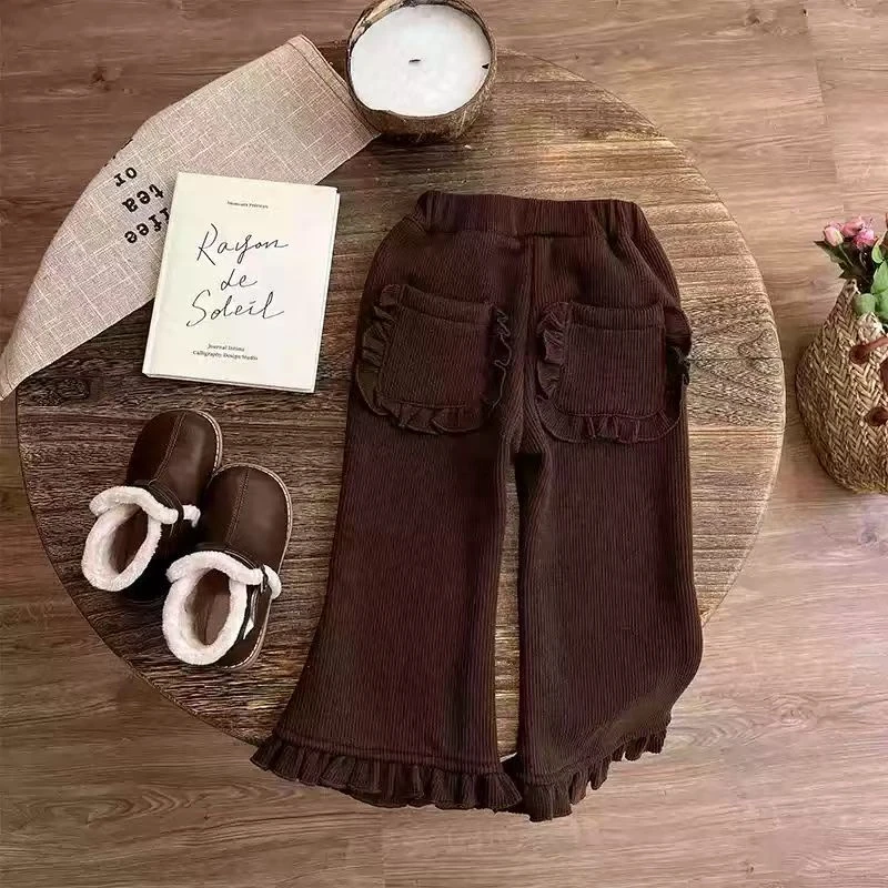 女童冬装套装2025新款儿童冬款羊羔绒加厚女宝宝加绒外套秋冬衣服