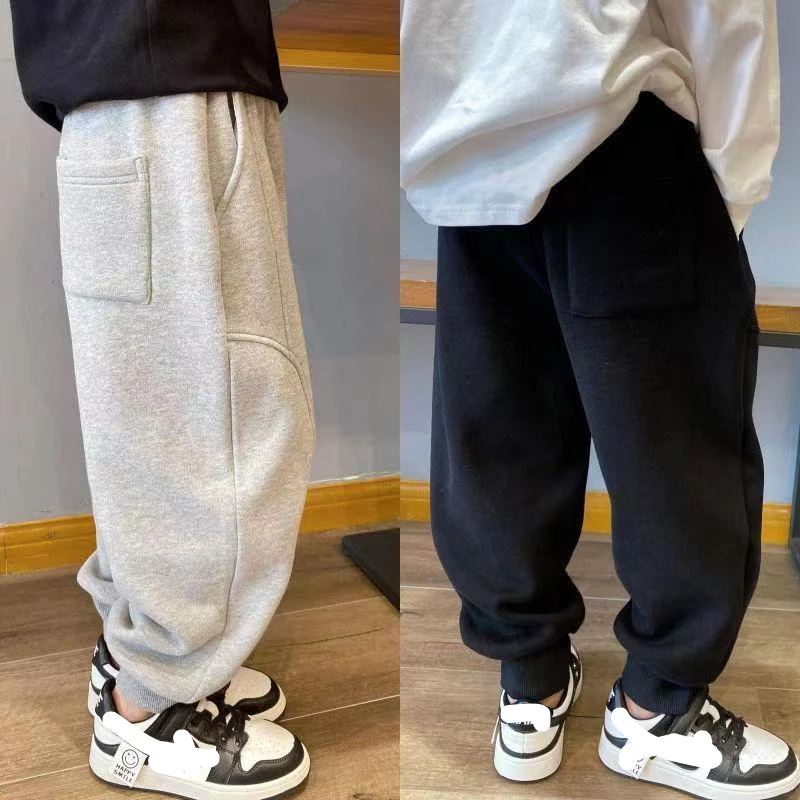 男童裤子春秋款2023运动裤中大童新款儿童春装休闲长裤宝宝卫裤潮