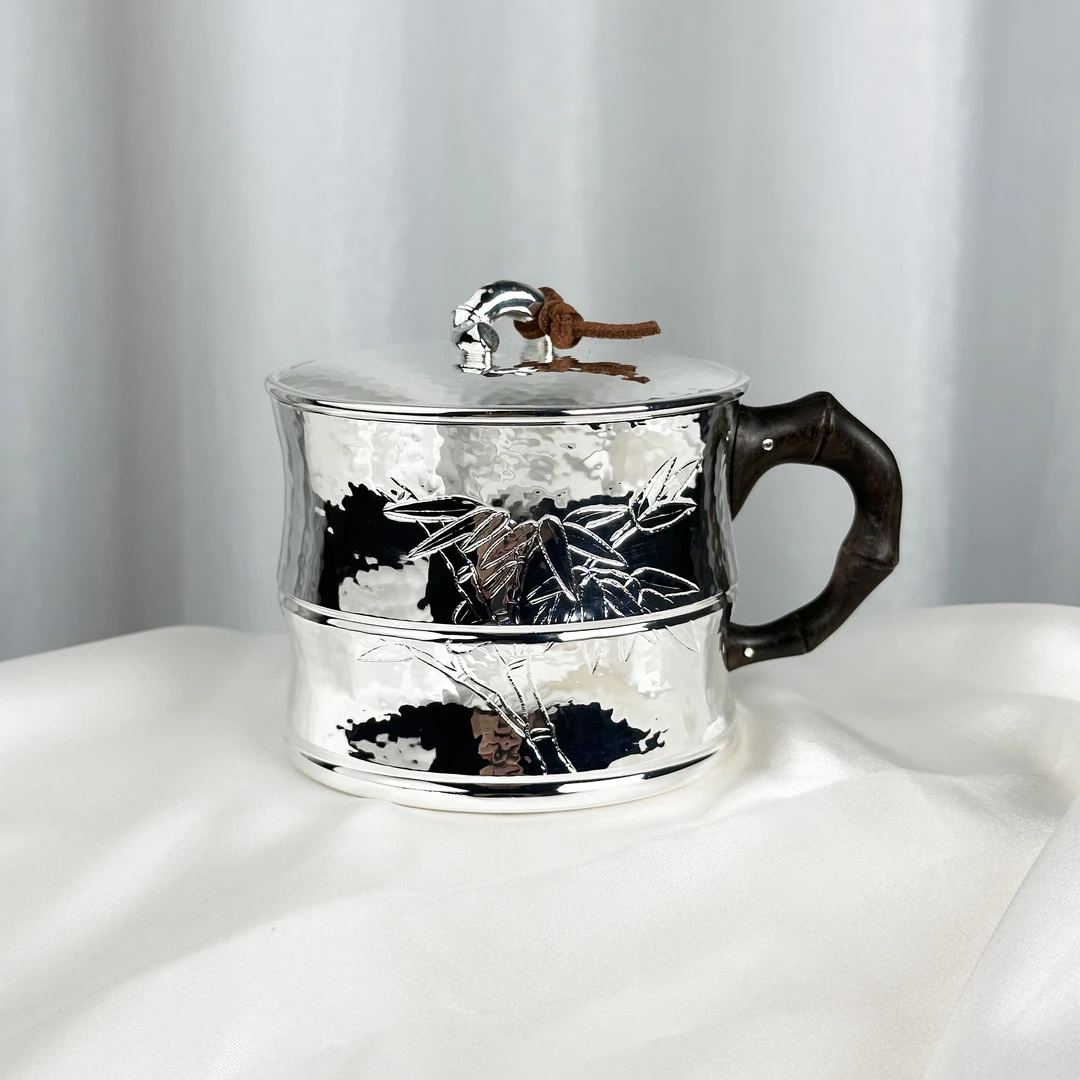 新品--手工竹节办公杯999