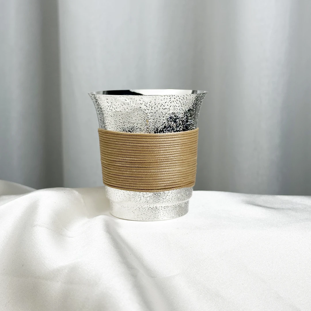 清货-手工999锤纹绑绳款大号主人杯