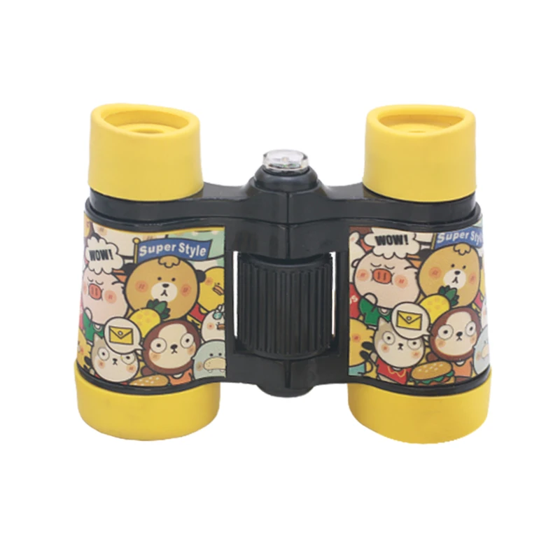 高清护眼儿童望远镜光学玻璃镜片便携双筒望远镜小学生探险实验用