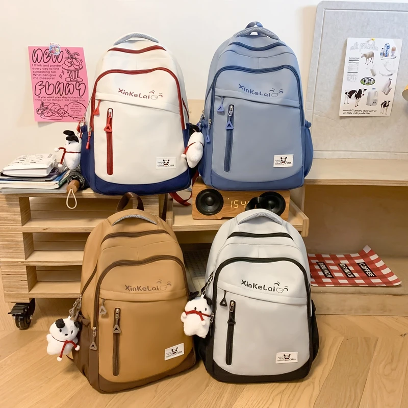 儿童研学旅游补课包中小学生男女书包高中大学生春游双肩包电脑包