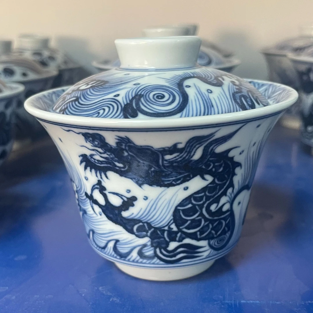 今生造物元青花盖碗直播代拍链接