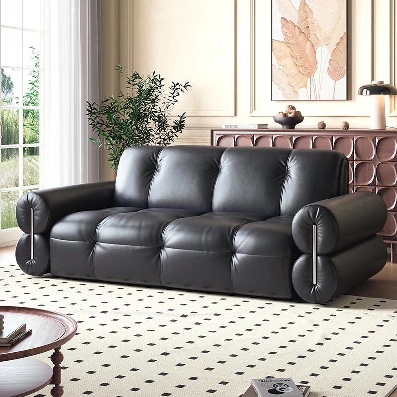 法式真皮电动沙发床两用小户型智能遥控伸缩折叠多功能储物梳化床