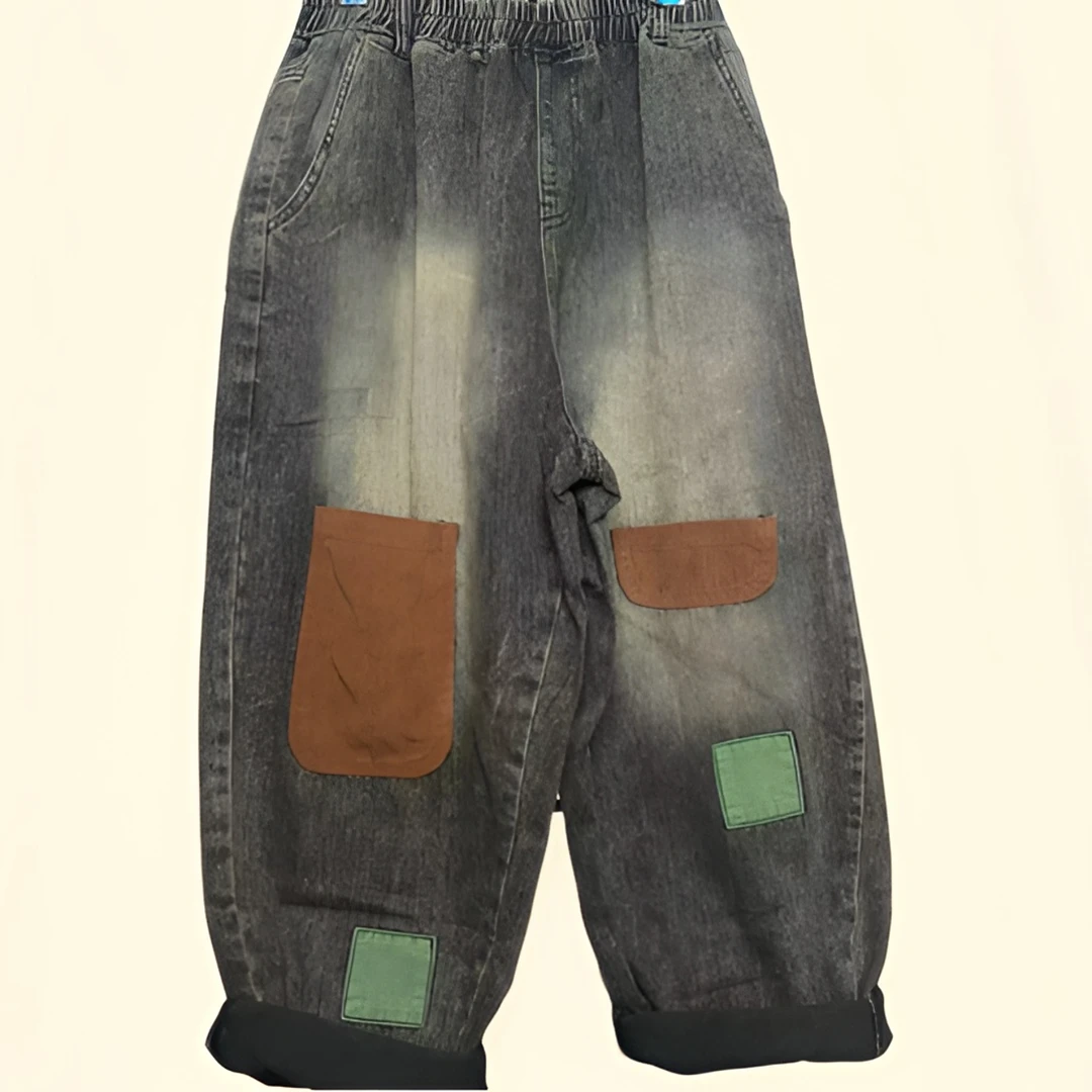 1831（飞儿同款）休闲宽松牛仔裤