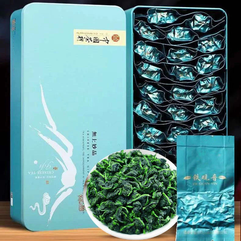 正宗安溪特级铁观音清香型新茶正味兰花香茶叶小袋装乌龙茶礼盒装