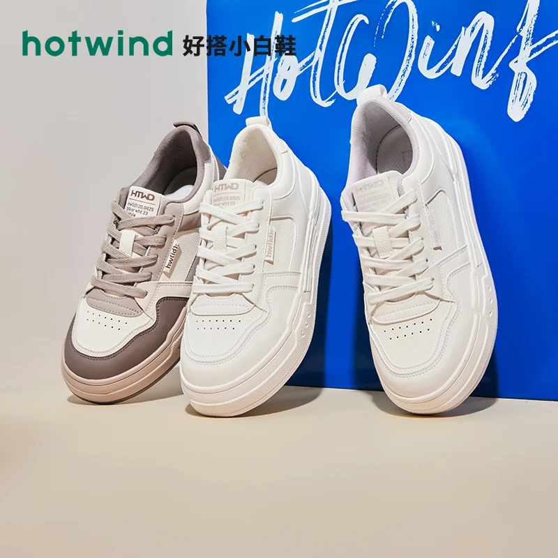 热风2024年春季新款女士时尚休闲鞋H14W4562