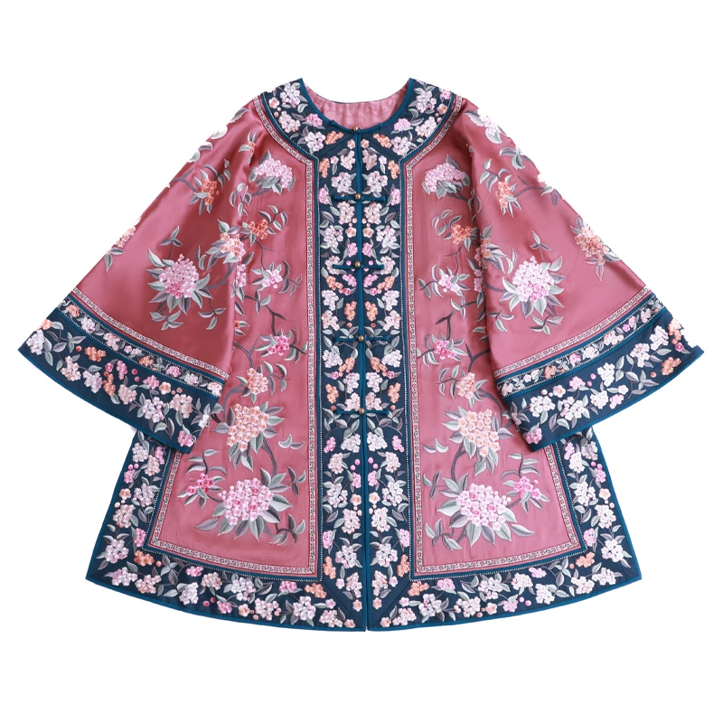 「折枝绣球」乐锦坊复古国风手工原创设计百搭刺绣国潮女装汉服上衣