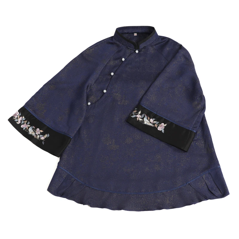 「留香」乐锦坊复古中国风原创设计手工立领国潮汉服小上衣百搭日常