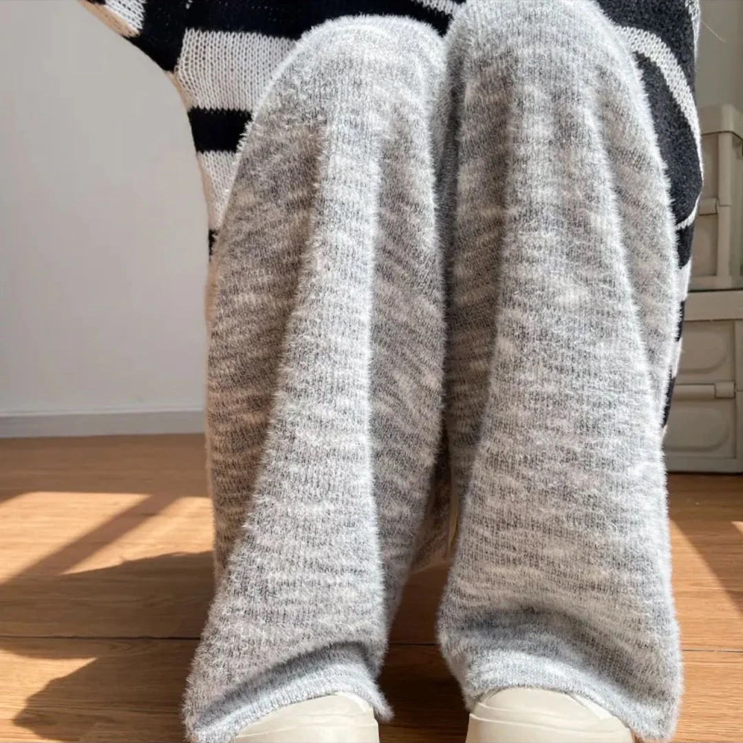 秋冬款彩虹裤穿出你的态度
