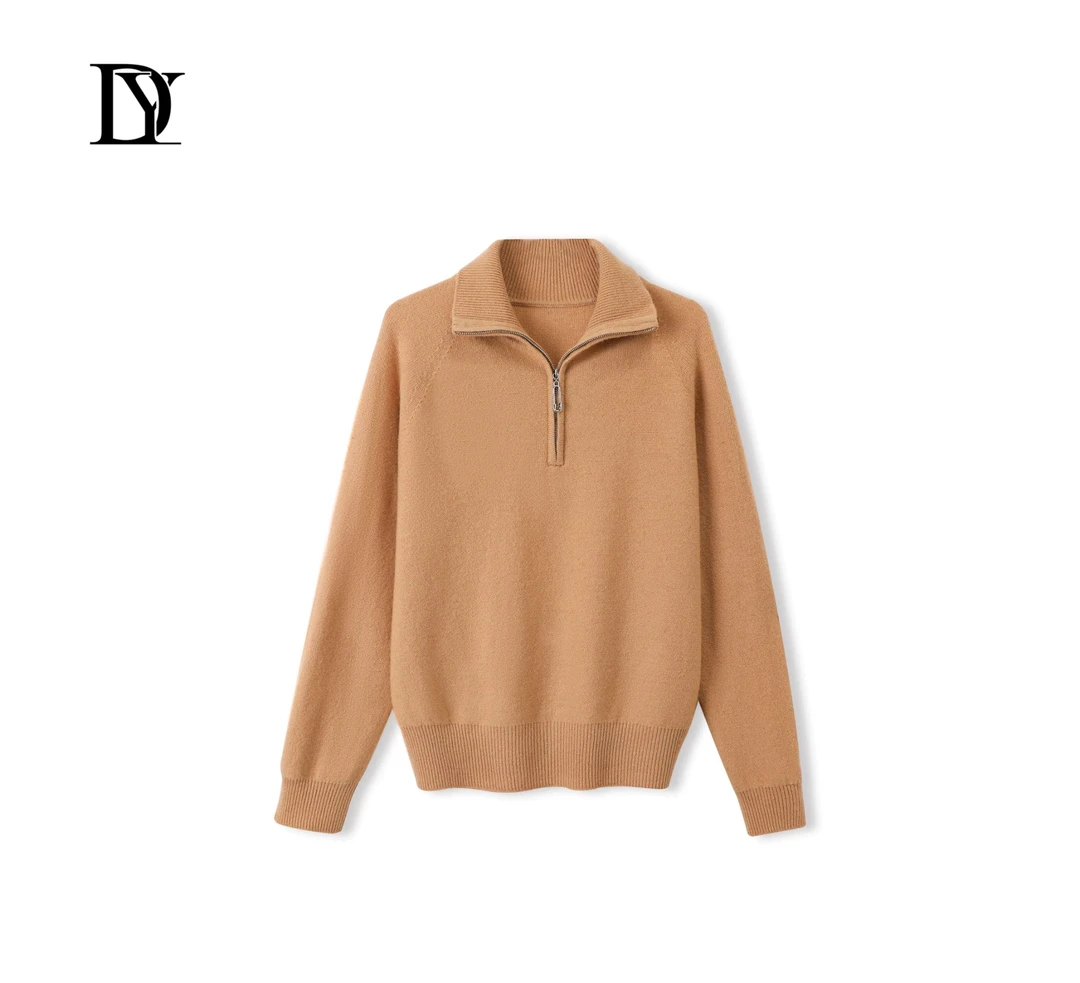 大缘·缘本【金豆1.0】100%绵羊毛翻领毛衣DY1942