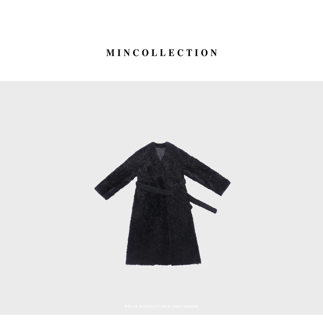 DE Mincollection 浴袍式拉贡/西班牙进口皮毛一体皮草24091224