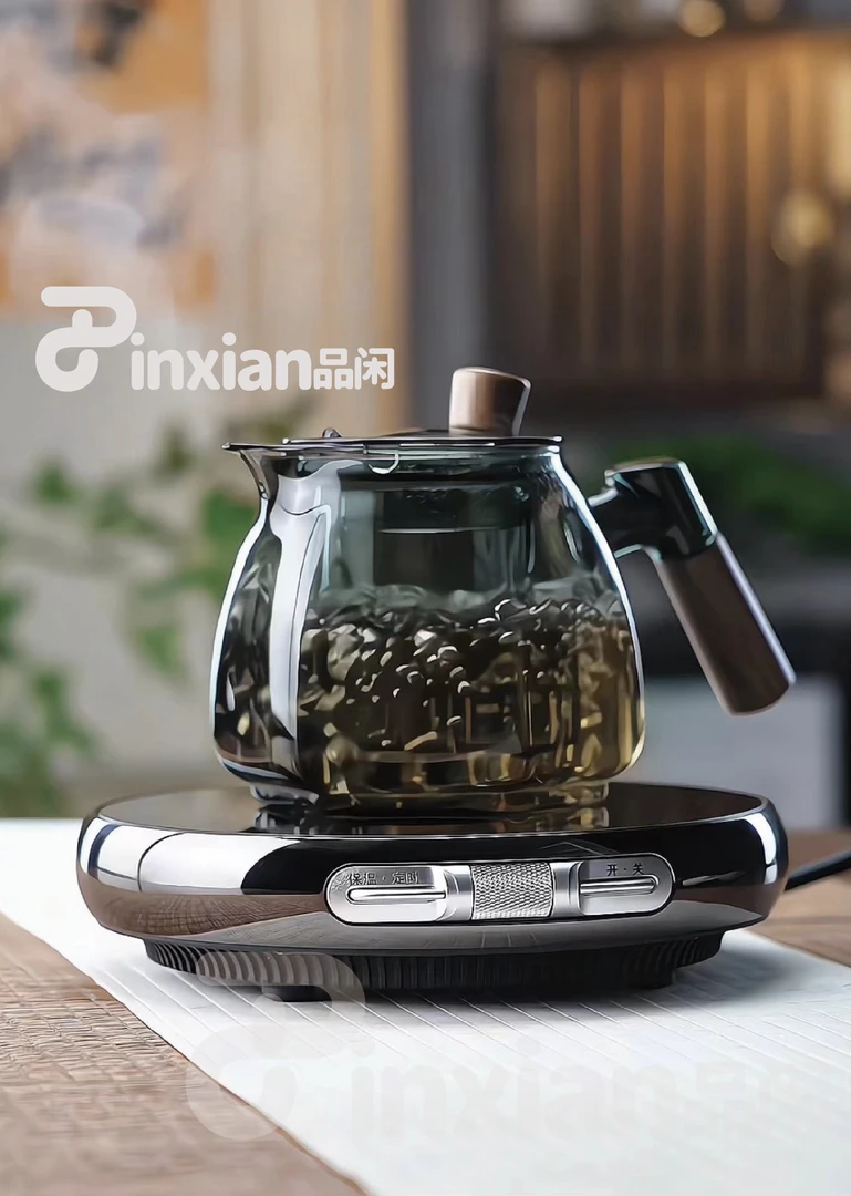 高硼硅过滤耐热玻璃煮茶壶蒸汽加厚款玻璃家用保温蒸煮过滤