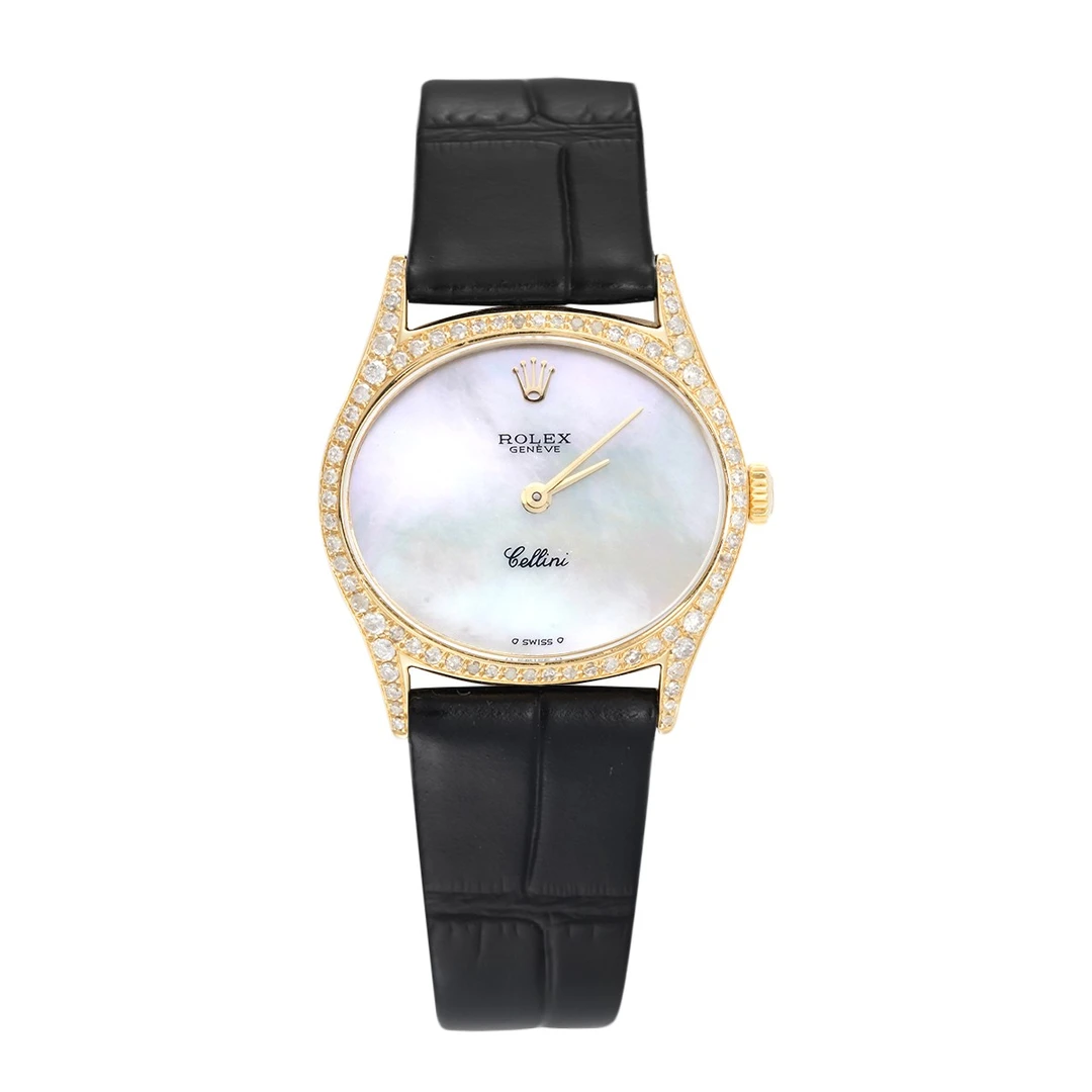 99新 Rolex/劳力士 切利尼18k黄金26mm腕表/whp020596