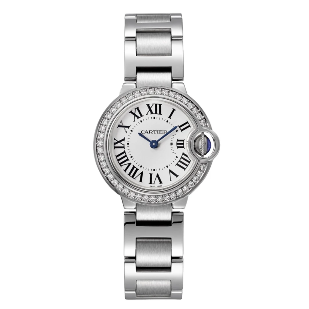 99新 Cartier/卡地亚 蓝气球系列W69010Z4腕表/后镶钻/WHT017783