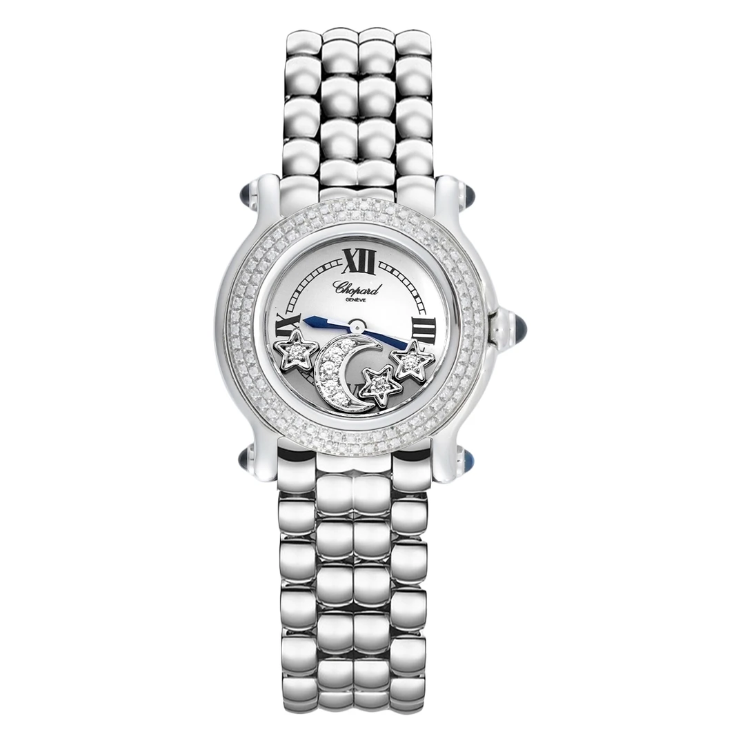 99新 Chopard/萧邦 系列278245白盘星星钻腕表/后镶钻/WHT021980