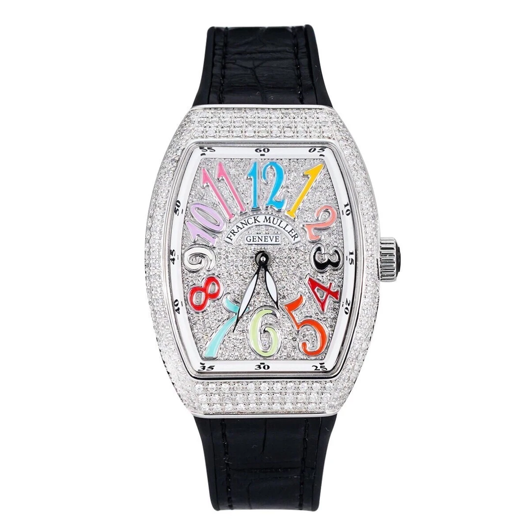99新 Franck Muller/法兰克穆勒 v32满天星彩字表/后钻/WHP028588
