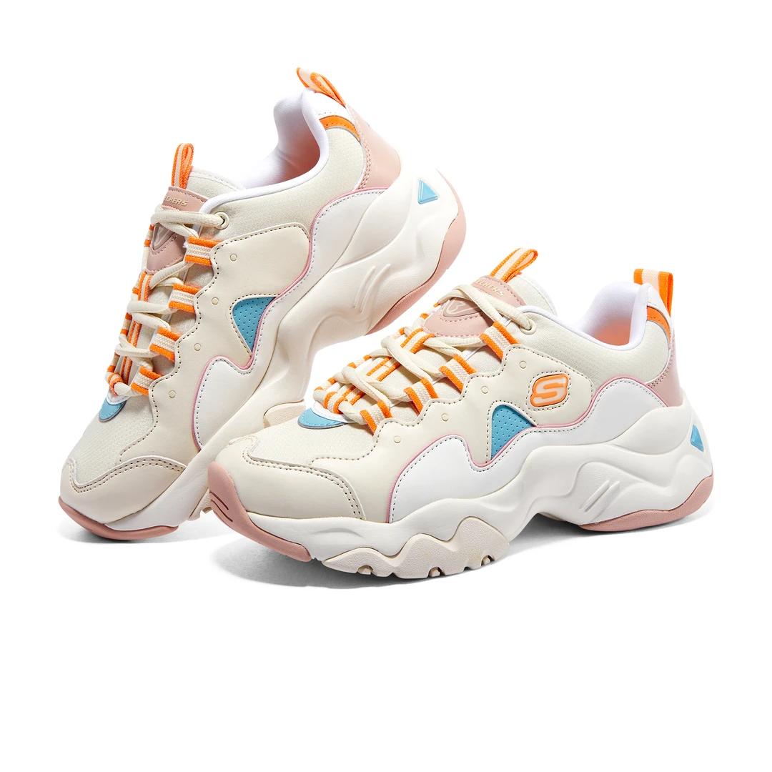 SKECHERS/斯凯奇斯凯奇奶盖熊秋女鞋厚底增高老爹复古潮流运动鞋