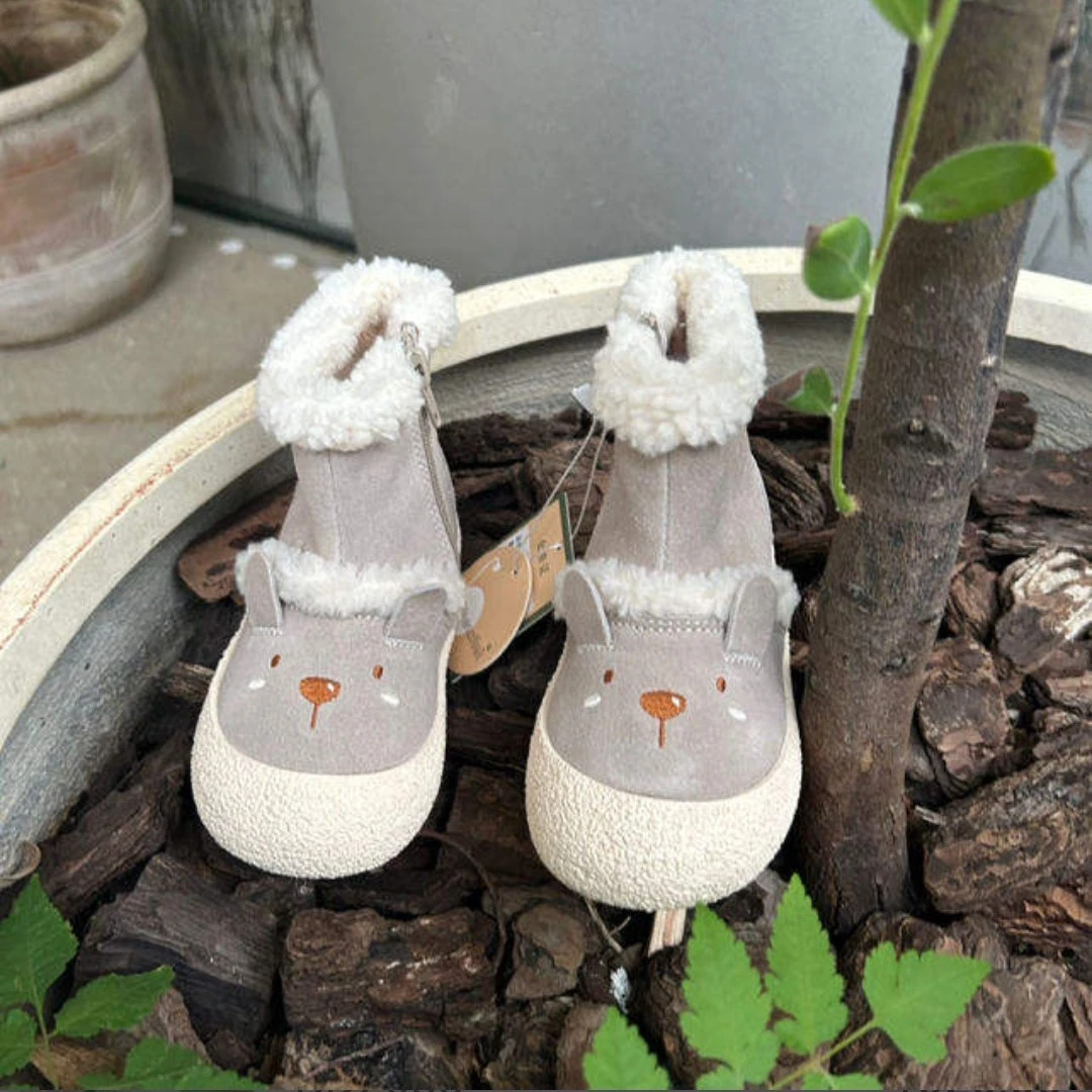 小马哥清货短靴可爱小熊no退no换