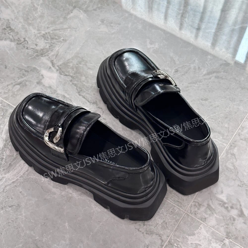 大促福利  秋季时尚休闲英伦风厚底乐福鞋JSW5201-2