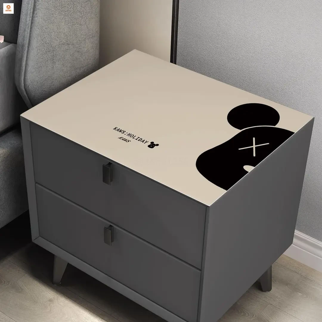 床头柜垫吸水防滑硅藻泥桌垫卧室盖布现代简约高级感桌面保护垫子