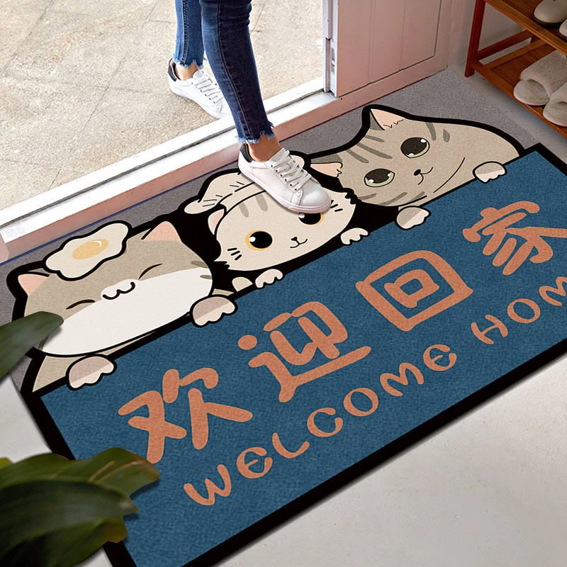 网红地毯地垫进门门垫脚垫浴室家用防滑垫地垫入户门地垫门口垫子