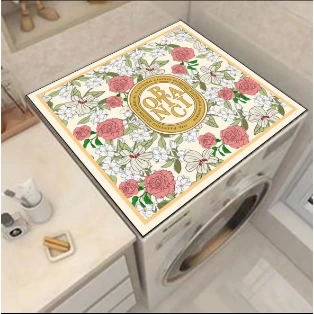 欧式硅藻泥洗衣机垫冰箱盖垫防水防滑吸尘多功能全盖垫可裁剪垫子