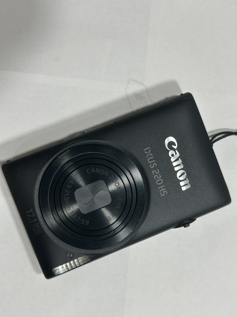 95新 Canon/佳能  ixus220黑色1210万像素5倍变焦复古ccd数码相机