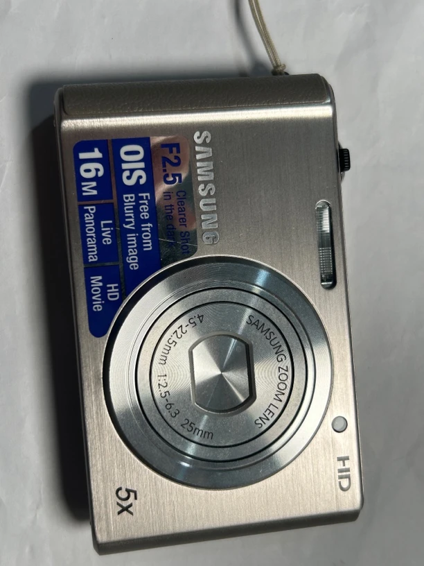 95新 Samsung/三星 st77银色1600w像素5倍光学变焦复古ccd相机