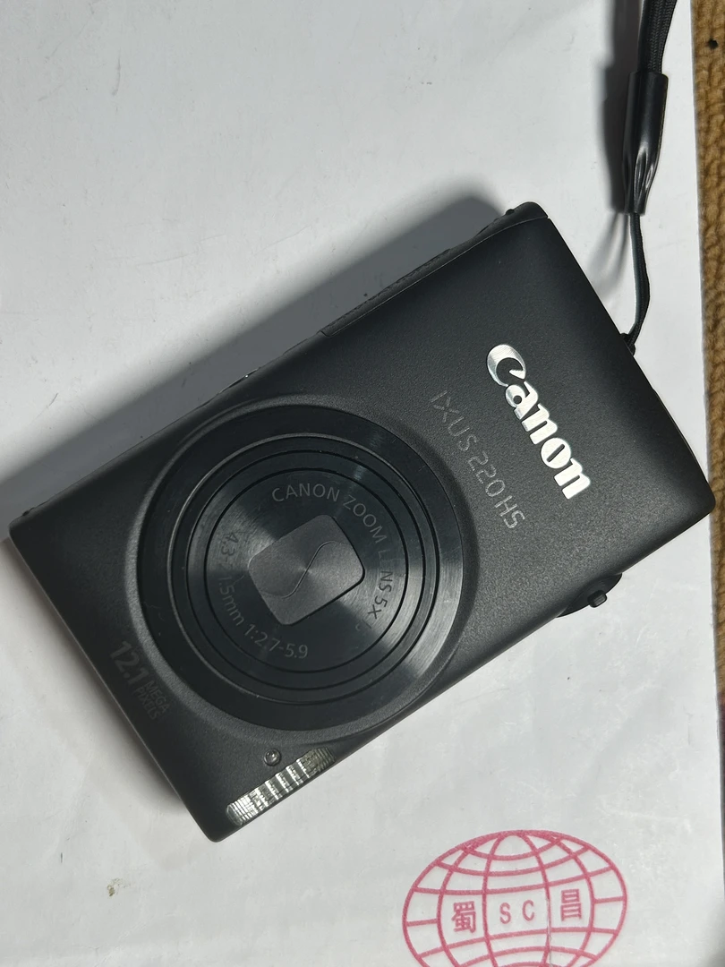 95新 Canon/佳能 ixus220 磨砂黑 实况功能 人像光感通透冷白