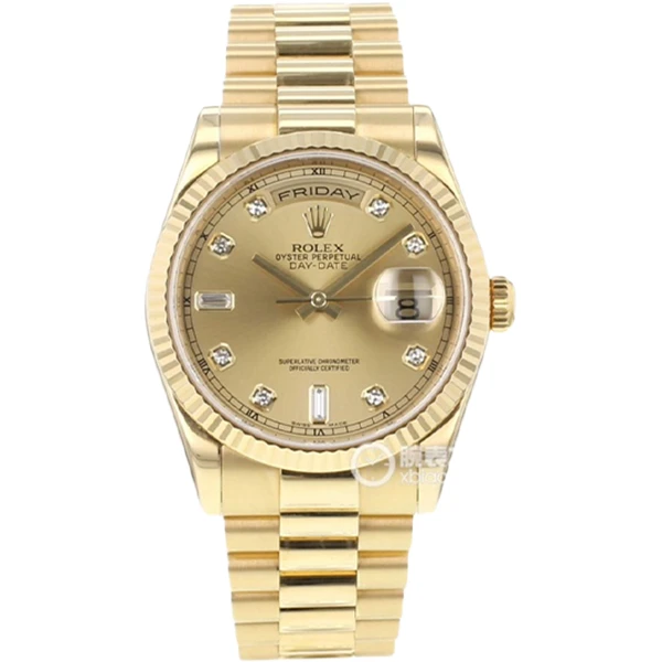 99新 Rolex/劳力士 老佛爷/劳力士118238/自动/单表/36mm