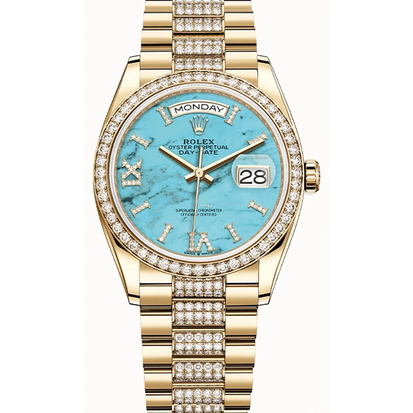 99新  老佛爷/劳力士118208后镶钻/自动机械/单表/36mm公价938300