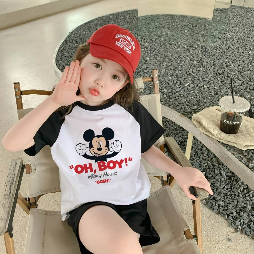 Disney/迪士尼男童女童短袖T恤夏装2025新款洋气纯棉【粉丝专属】