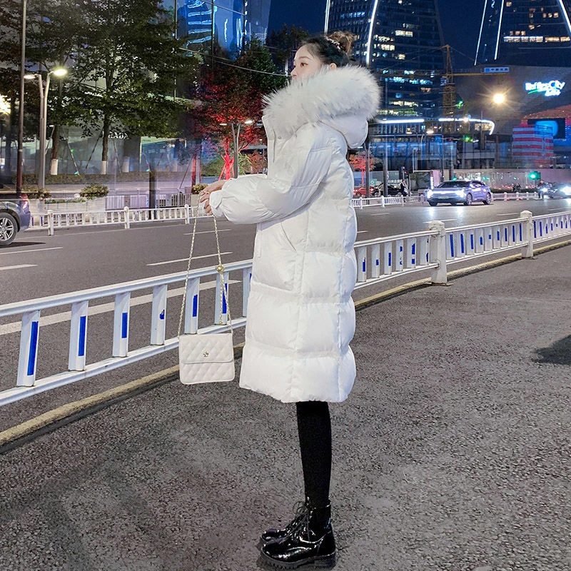 波司登羽绒服女中长款2023年冬季新款爆款时尚洋气小个子加厚大毛