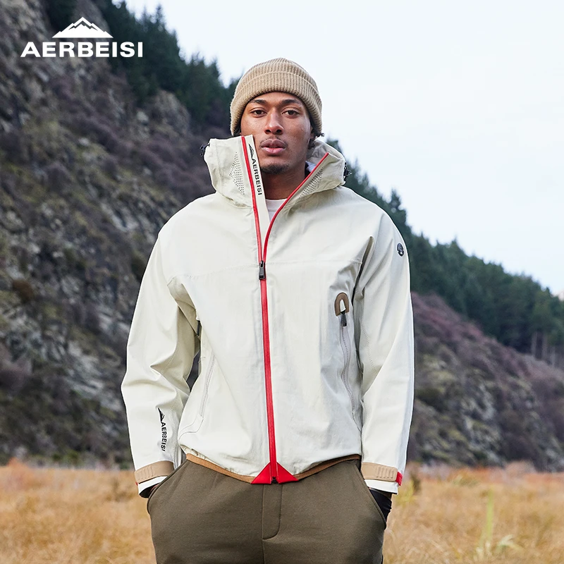 AERBEISI/阿尔卑斯【单冲】冲锋夹克户外保暖情侣运动GO379687A